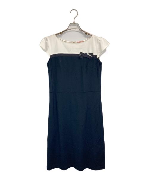 TOCCA（トッカ）TOCCA (トッカ) RIBBONSTICK ドレス ネイビー サイズ:4の古着・服飾アイテム