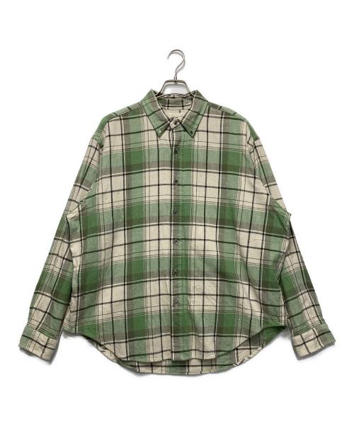 THE SHINZONE（ザ シンゾーン）THE SHINZONE (ザ シンゾーン) CHECK DADDY SHIRT グリーン サイズ:RSの古着・服飾アイテム