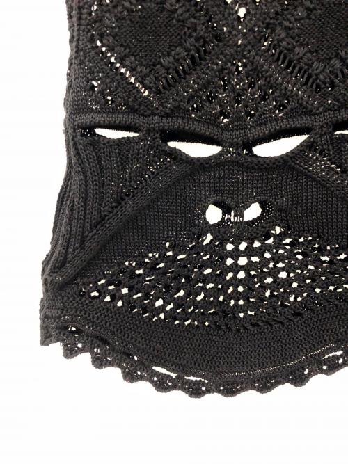 Mame Kurogouchi（マメクロゴウチ）mame kurogouchi (マメクロゴウチ) Cotton Lace Sleeveless Knitted Top ブラック サイズ:2の古着・服飾アイテム