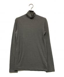 YOHJI YAMAMOTO（ヨウジヤマモト）の古着「ウールハイネックカットソー」｜グレー