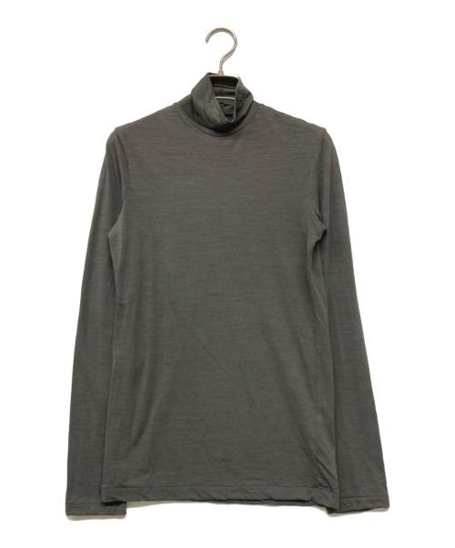 YOHJI YAMAMOTO（ヨウジヤマモト）YOHJI YAMAMOTO (ヨウジヤマモト) ウールハイネックカットソー グレー サイズ:2の古着・服飾アイテム