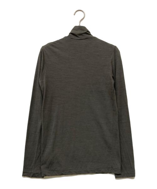 YOHJI YAMAMOTO（ヨウジヤマモト）YOHJI YAMAMOTO (ヨウジヤマモト) ウールハイネックカットソー グレー サイズ:2の古着・服飾アイテム