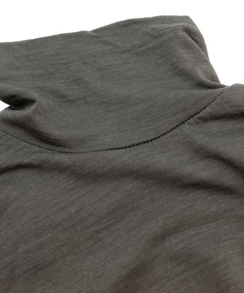 YOHJI YAMAMOTO（ヨウジヤマモト）YOHJI YAMAMOTO (ヨウジヤマモト) ウールハイネックカットソー グレー サイズ:2の古着・服飾アイテム