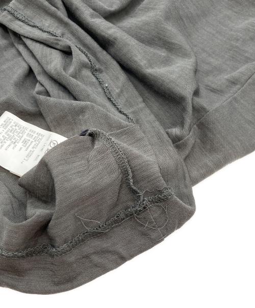 YOHJI YAMAMOTO（ヨウジヤマモト）YOHJI YAMAMOTO (ヨウジヤマモト) ウールハイネックカットソー グレー サイズ:2の古着・服飾アイテム