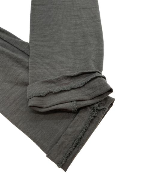 YOHJI YAMAMOTO（ヨウジヤマモト）YOHJI YAMAMOTO (ヨウジヤマモト) ウールハイネックカットソー グレー サイズ:2の古着・服飾アイテム