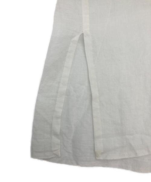 YAECA（ヤエカ）YAECA (ヤエカ) KURTA SHIRT ホワイト サイズ:XSの古着・服飾アイテム