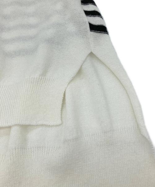 Y's（ワイズ）Y's (ワイズ) アシンメトリーカーディガン ホワイト サイズ:2の古着・服飾アイテム