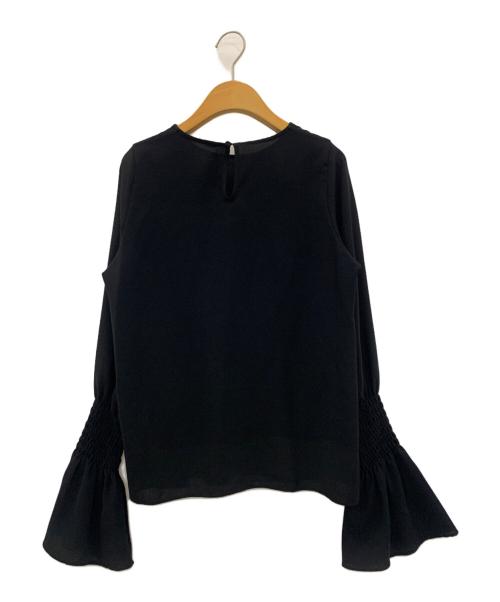 Lisiere（リジェール）Lisiere (リジェール) Shirring Blouse ブラック サイズ:-の古着・服飾アイテム