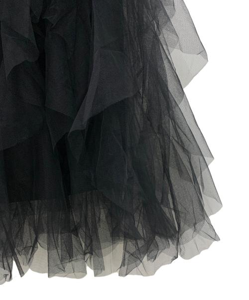 L'appartement（アパルトモン）L'appartement (アパルトモン) Tulle Drape Skirt ブラック サイズ:-の古着・服飾アイテム