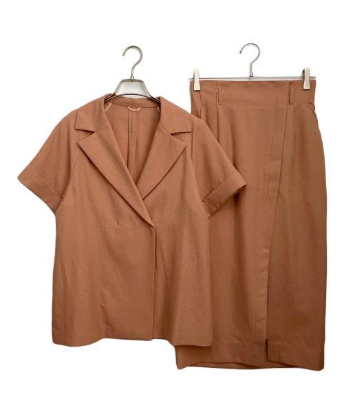 ANAYI（アナイ）ANAYI (アナイ) セットアップ キャメル サイズ:ジャケット36、スカート38の古着・服飾アイテム