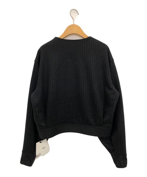 THE RERACS（ザ リラクス）THE RERACS (ザ リラクス) サイドジッププルオーバーシャツ ブラック サイズ:36の古着・服飾アイテム