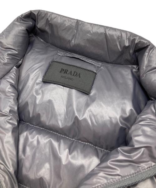 PRADA（プラダ）PRADA (プラダ) ダウンベスト グレー サイズ:48の古着・服飾アイテム
