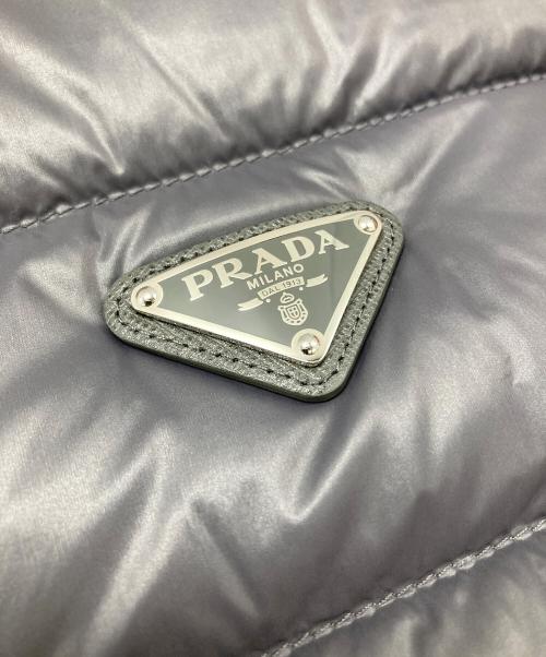 PRADA（プラダ）PRADA (プラダ) ダウンベスト グレー サイズ:48の古着・服飾アイテム