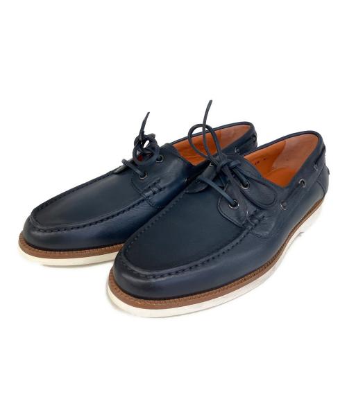 Santoni（サントーニ）Santoni (サントーニ) デッキシューズ ネイビー サイズ:UK9の古着・服飾アイテム