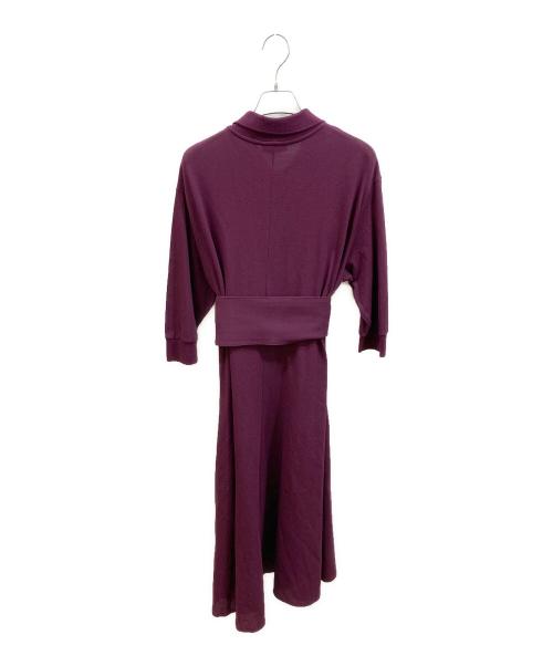 LACOSTE（ラコステ）LACOSTE (ラコステ) ベルト付ポロシャツワンピース パープル サイズ:38の古着・服飾アイテム