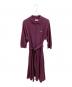 LACOSTE（ラコステ）の古着「ベルト付ポロシャツワンピース」｜パープル