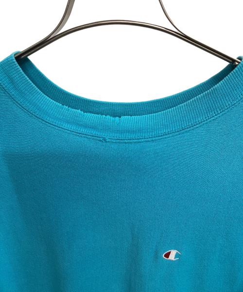 Champion REVERSE WEAVE（チャンピオン リバース ウィーブ）Champion REVERSE WEAVE (チャンピオン リバース ウィーブ) クルーネックスウェット ブルー サイズ:Lの古着・服飾アイテム