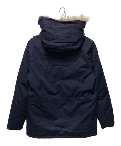SOPHNET.（ソフネット）SOPHNET. (ソフネット) 2 LAYER WOOL FUR DOWN JACKET ネイビー サイズ:Ｌの古着・服飾アイテム
