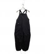 Spick and Spanスピック＆スパン）の古着「リップストップオーバーオール」｜ブラック