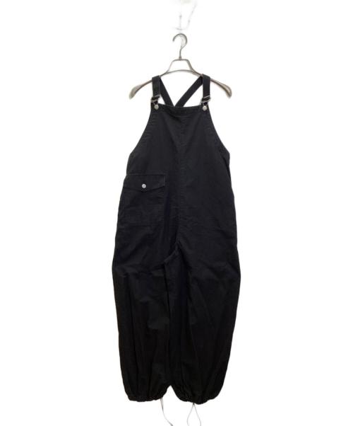 Spick and Span（スピック＆スパン）Spick and Span (スピックアンドスパン) リップストップオーバーオール ブラック サイズ:36の古着・服飾アイテム