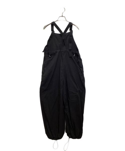 Spick and Span（スピック＆スパン）Spick and Span (スピックアンドスパン) リップストップオーバーオール ブラック サイズ:36の古着・服飾アイテム