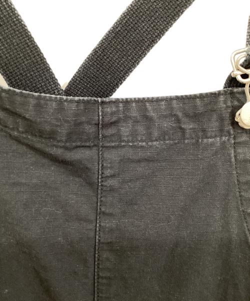 Spick and Span（スピック＆スパン）Spick and Span (スピックアンドスパン) リップストップオーバーオール ブラック サイズ:36の古着・服飾アイテム
