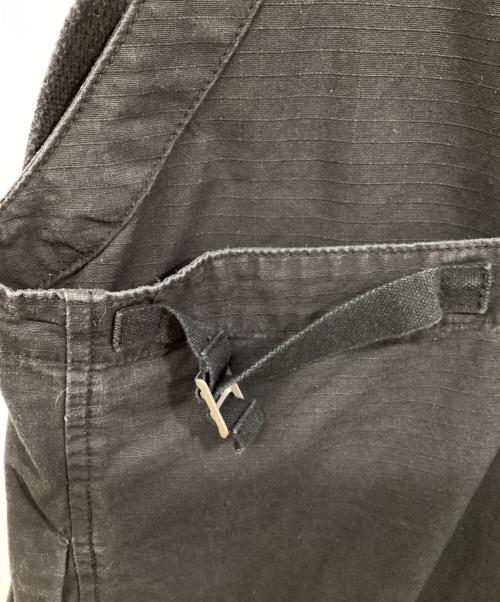 Spick and Span（スピック＆スパン）Spick and Span (スピックアンドスパン) リップストップオーバーオール ブラック サイズ:36の古着・服飾アイテム