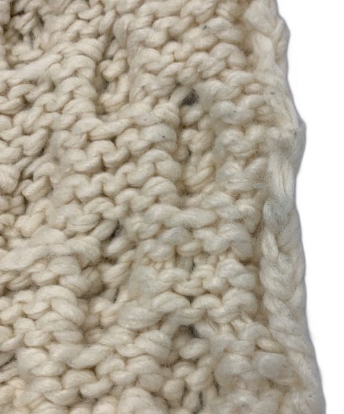 MAISON SPECIAL（メゾンスペシャル）MAISON SPECIAL (メゾンスペシャル) Metallic Foil Cable Vest アイボリー サイズ:FREEの古着・服飾アイテム