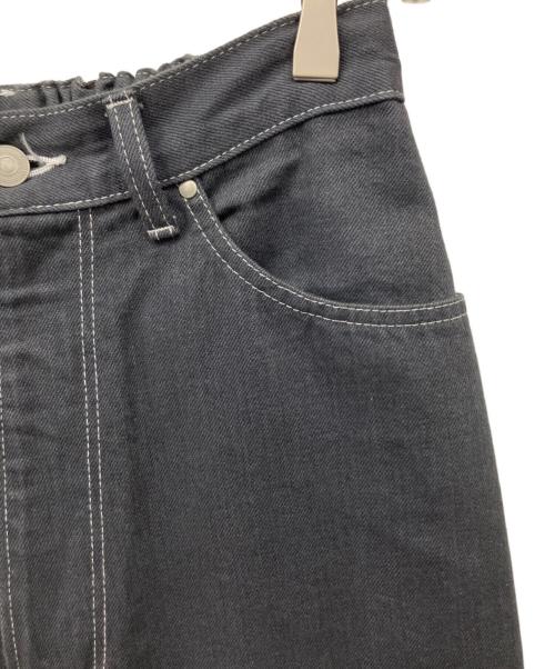 tsuzuli（ツヅリ）tsuzuli (ツヅリ) EZ DENIM 5P PANTS ブラック サイズ:1の古着・服飾アイテム