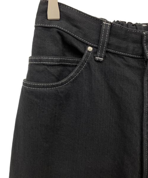tsuzuli（ツヅリ）tsuzuli (ツヅリ) EZ DENIM 5P PANTS ブラック サイズ:1の古着・服飾アイテム