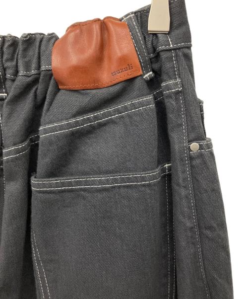 tsuzuli（ツヅリ）tsuzuli (ツヅリ) EZ DENIM 5P PANTS ブラック サイズ:1の古着・服飾アイテム