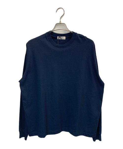 alvana（アルヴァナ）alvana (アルヴァナ) 空紡 L/S TEE SHIRTS ネイビー サイズ:2の古着・服飾アイテム