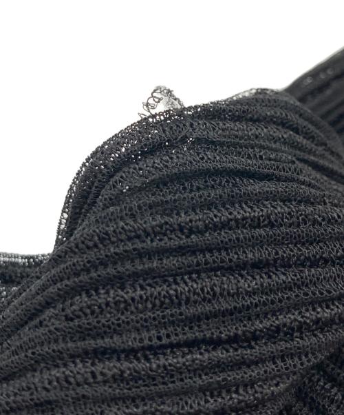 Noble（ノーブル）Noble (ノーブル) シアープリーツカットソー ブラック サイズ:‐の古着・服飾アイテム