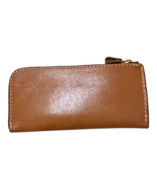 Herz（ヘルツ）Herz (ヘルツ) ラウンドファスナーウォレット ブラウンの古着・服飾アイテム