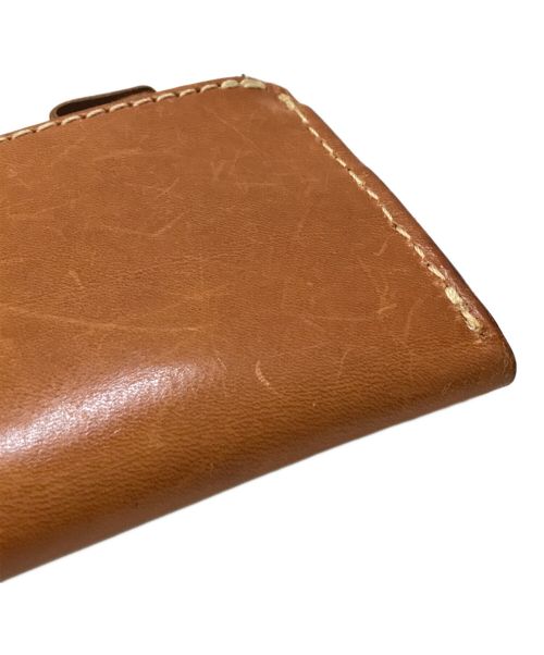 Herz（ヘルツ）Herz (ヘルツ) ラウンドファスナーウォレット ブラウンの古着・服飾アイテム