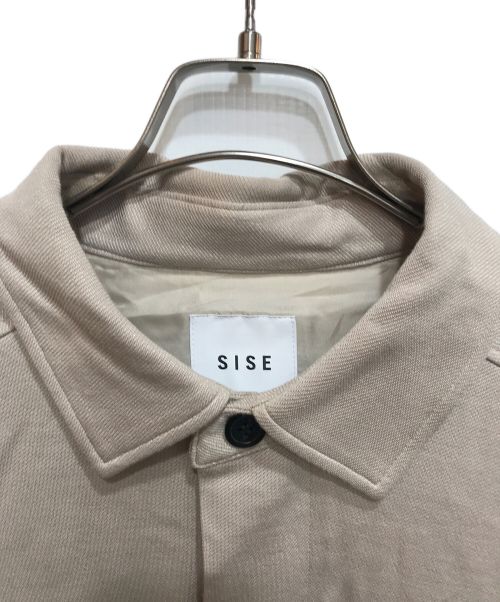 Sise（シセ）Sise (シセ) BALLOON SOUTIEN COLLAR BLOUSON ベージュの古着・服飾アイテム