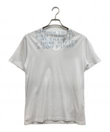 Maison Margiela（メゾンマルジェラ）の古着「VネックTシャツ」｜ホワイト