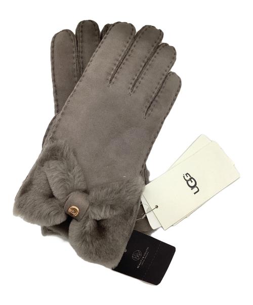 UGG（アグ）UGG (アグ) Bow Shorty Glove グレージュ サイズ:M 未使用品の古着・服飾アイテム