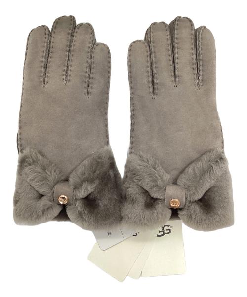 UGG（アグ）UGG (アグ) Bow Shorty Glove グレージュ サイズ:M 未使用品の古着・服飾アイテム