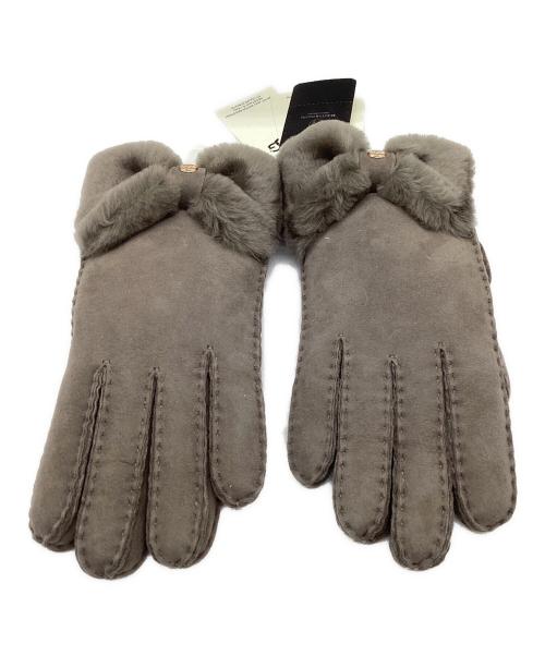 UGG（アグ）UGG (アグ) Bow Shorty Glove グレージュ サイズ:M 未使用品の古着・服飾アイテム
