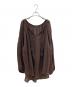 FRAMeWORK（フレームワーク）の古着「リネンガーゼブラウス」｜ブラウン