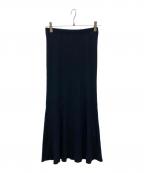 JOURNAL STANDARD relumeジャーナルスタンダード レリューム）の古着「コットンテレコリブマーメイドスカート」｜ブラック