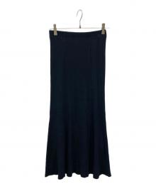 JOURNAL STANDARD relume（ジャーナルスタンダード レリューム）の古着「コットンテレコリブマーメイドスカート」｜ブラック