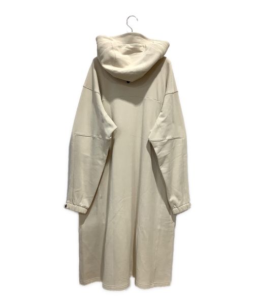 MONOEARTH（モノアース）MONOEARTH (モノアース) 消臭裏毛フード付ロングガウン ベージュ サイズ:Lの古着・服飾アイテム