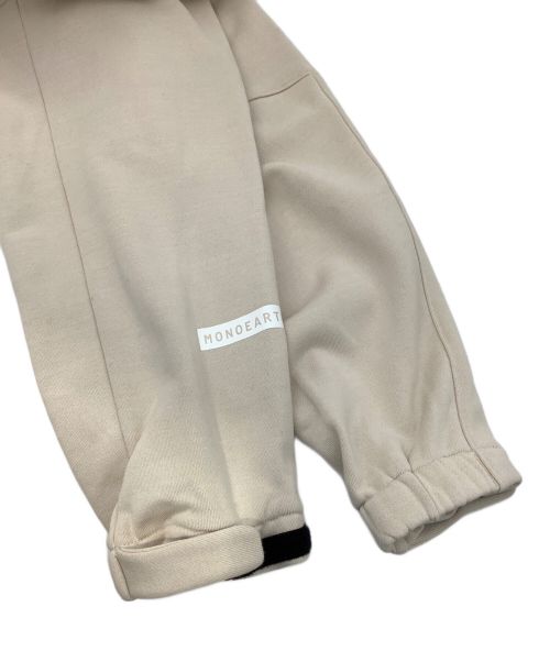 MONOEARTH（モノアース）MONOEARTH (モノアース) 消臭裏毛フード付ロングガウン ベージュ サイズ:Lの古着・服飾アイテム