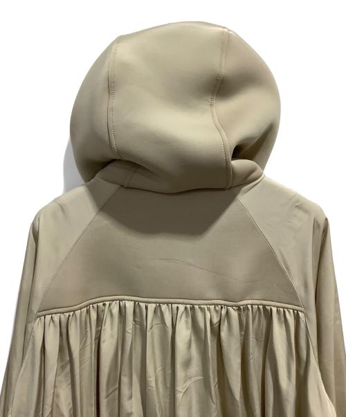 SPECCHIO（スペッチオ）SPECCHIO (スペッチオ) ボンディング フード付き ロングコート ベージュ サイズ:40の古着・服飾アイテム