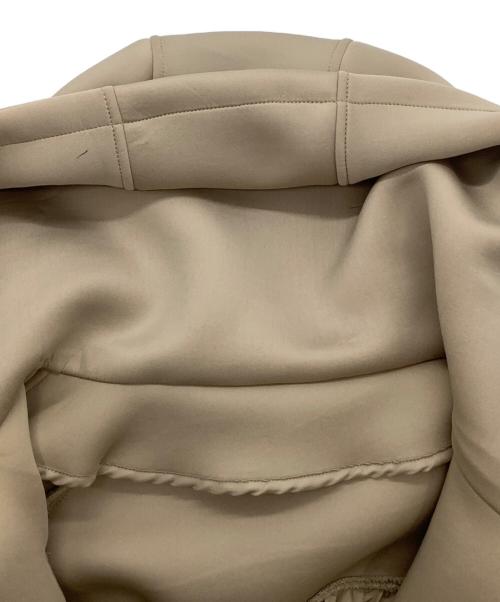 SPECCHIO（スペッチオ）SPECCHIO (スペッチオ) ボンディング フード付き ロングコート ベージュ サイズ:40の古着・服飾アイテム