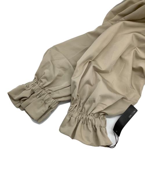 SPECCHIO（スペッチオ）SPECCHIO (スペッチオ) ボンディング フード付き ロングコート ベージュ サイズ:40の古着・服飾アイテム