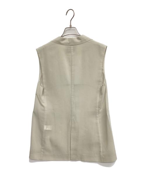 UNITED ARROWS（ユナイテッドアローズ）UNITED ARROWS (ユナイテッドアローズ) オーガンジー シアー テーラード ベスト ベージュ サイズ:Freeの古着・服飾アイテム
