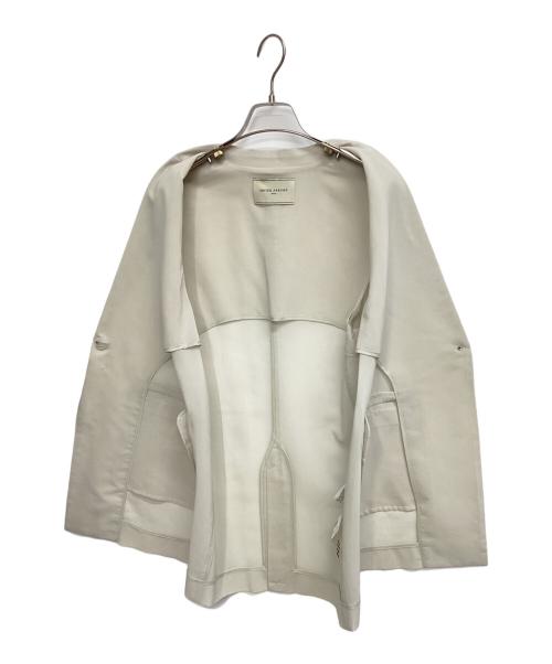 UNITED ARROWS（ユナイテッドアローズ）UNITED ARROWS (ユナイテッドアローズ) オーガンジー シアー テーラード ベスト ベージュ サイズ:Freeの古着・服飾アイテム